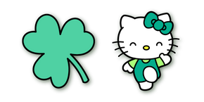 Курсор Hello Kitty and a Shamrock