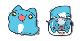 Bugcat Capoo and Candy Jar Cursor
