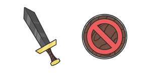 Prank Sword and Shield Cursor