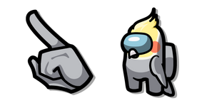 Among Us Personnage de Perroquet Calopsitte Gris Curseur