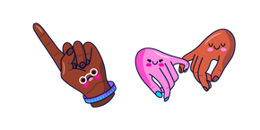 Lindas Manos de Amistad cursor