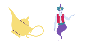 Genie and his Magic Lamp Cursor