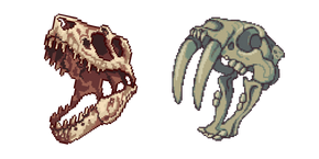 Курсор Dinosaur Fossils Pixel
