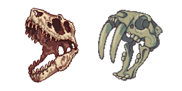 Курсор Dinosaur Fossils Pixel