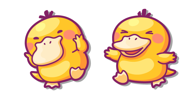 Lindo Pokémon Psyduck Cursor