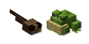 Minecraft Tadpole and Frog Cursor