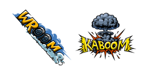 Курсор Wroom and Kaboom Pop Art