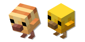Minecraft Pollitos Cálidos y Templados cursor