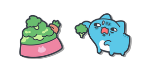 Bugcat Capoo y el Tazón de Vegetales cursor