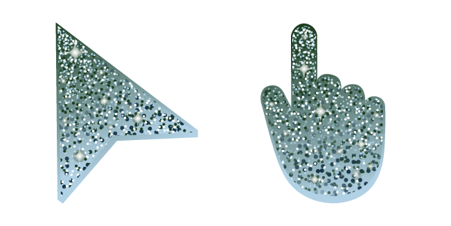 Carolina Bleu Glitter Cursor