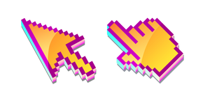 3D Blueberry Jam Pancakes Pixel Cursor