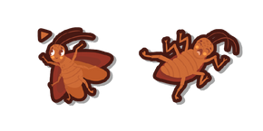 Kawaii Pequeña Cucaracha cursor