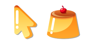 Minimal Gradient Caramel Pudding Cursor