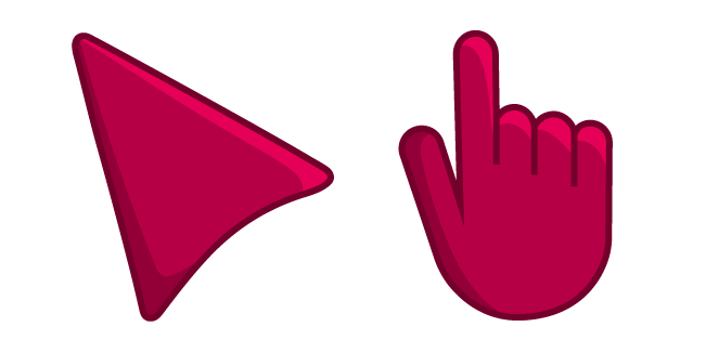 Amaranto Profundo Rojo Cursor