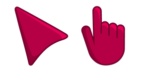 Deep Amaranth Red Cursor