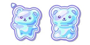 Курсор Kawaii Teddy Bear Soap Bubble