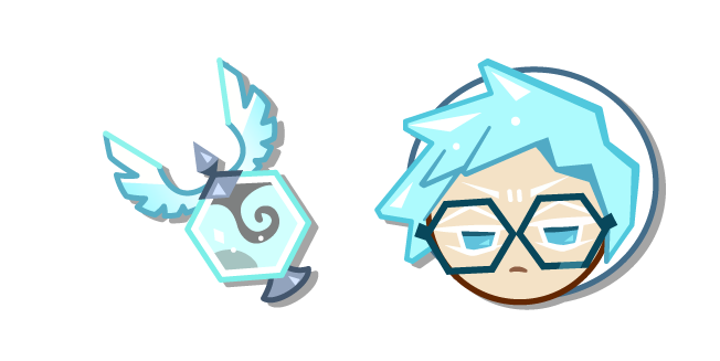 Cookie Run Menthol Cookie and a Censer Cursor