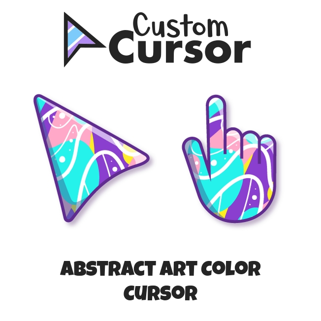 Abstract Art Color cursor – Custom Cursor