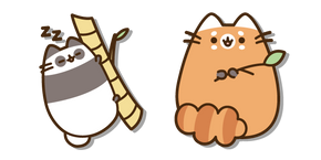 Курсор Pusheen Giant Panda and Red Panda