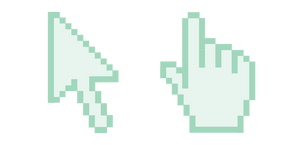 Курсор Mint Cream Green Pixel