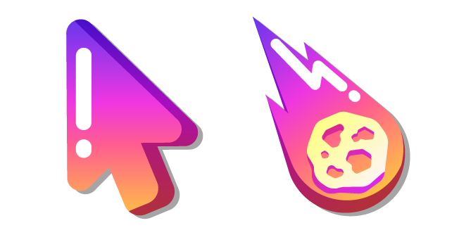 Minimal Gradient Comet Cursor