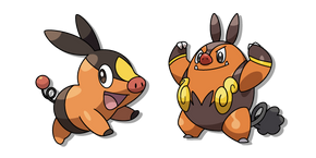 Курсор Pokemon Tepig and Pignite