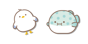 Курсор San-X Umikko Umineko and Harisenbon