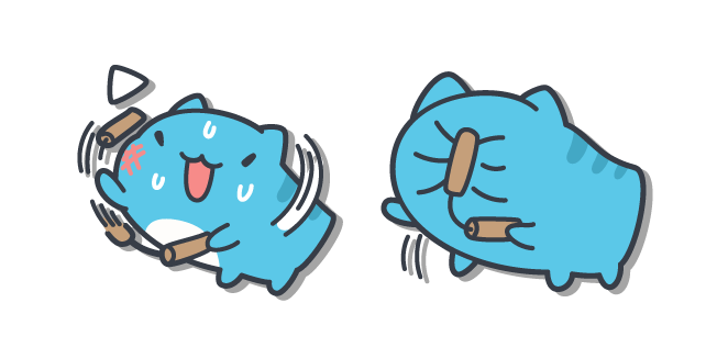 Bugcat Capoo and Nunchaku Cursor