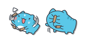 Bugcat Capoo and Nunchaku Cursor