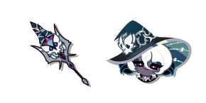 Cookie Run Dark Enchantress con Lily Underneath the Dark Moon cursor