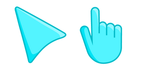 Electric Cyan Cursor