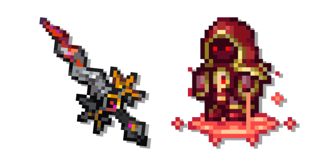 Terraria Supreme Witch and Sacrifice Dagger Cursor
