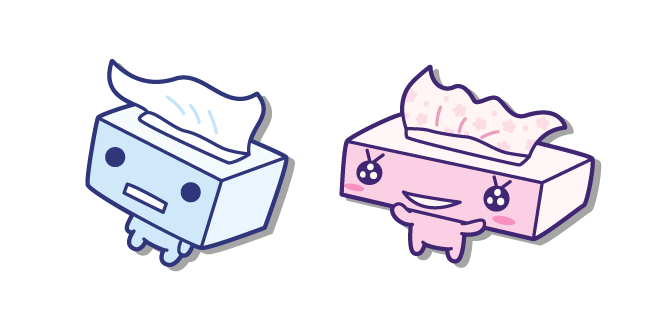 San-X Tissuesan and Hanachan Cursor