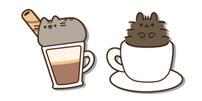 Pusheen Cappuccino et Pip Café Curseur