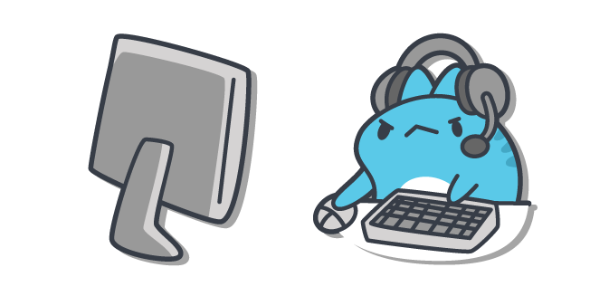 Bugcat Capoo Hardcore Gamer Cursor