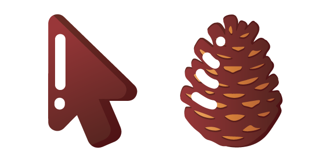 Minimal Gradient Piña de Pino Cursor