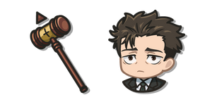 Курсор Chibi Jujutsu Kaisen Hiromi Higuruma and his Gavel