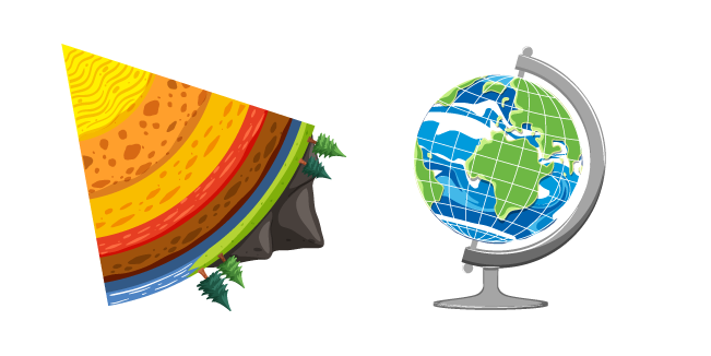 Profesor de Geografía: Capas de la Tierra y Globo Cursor