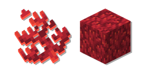 Minecraft Corail de Feu et Bloc de Corail de Feu Curseur