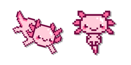 Baby Axolotl Píxel cursor