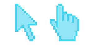 Non-Photo Bleu Pixel Curseur