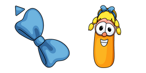 VeggieTales Laura Carrot and a Bow Cursor