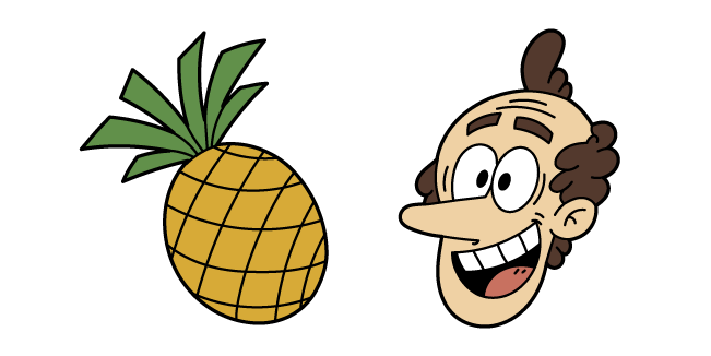 The Loud House Lynn Loud Sr. and a Pineapple Cursor