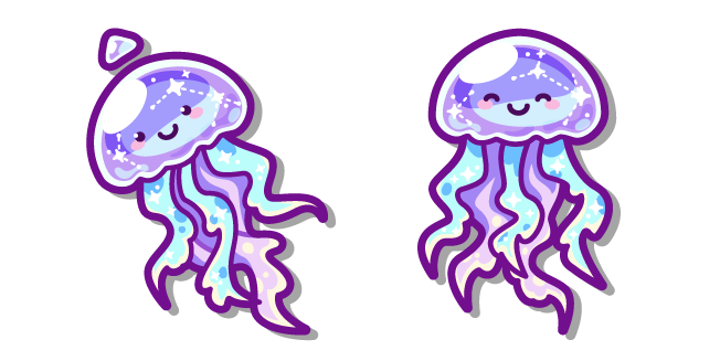 Kawaii Medusa Cósmica Cursor