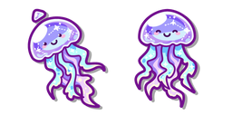 Kawaii Méduse Cosmique Curseur