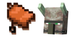 Minecraft Saddle and Ravager Curseur