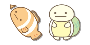 Курсор San-X Umikko Umigame and Kumanomi