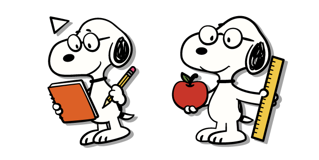 Peanuts Snoopy Teacher Cursor