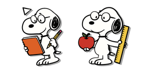 Peanuts Snoopy Teacher Cursor