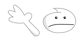 Homestar Runner Mr. Bland et sa Main Curseur